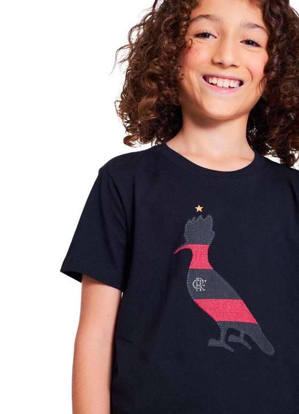 Reserva Mini - Camiseta Estampada Pica Pau Crf Reserva Mini Preto