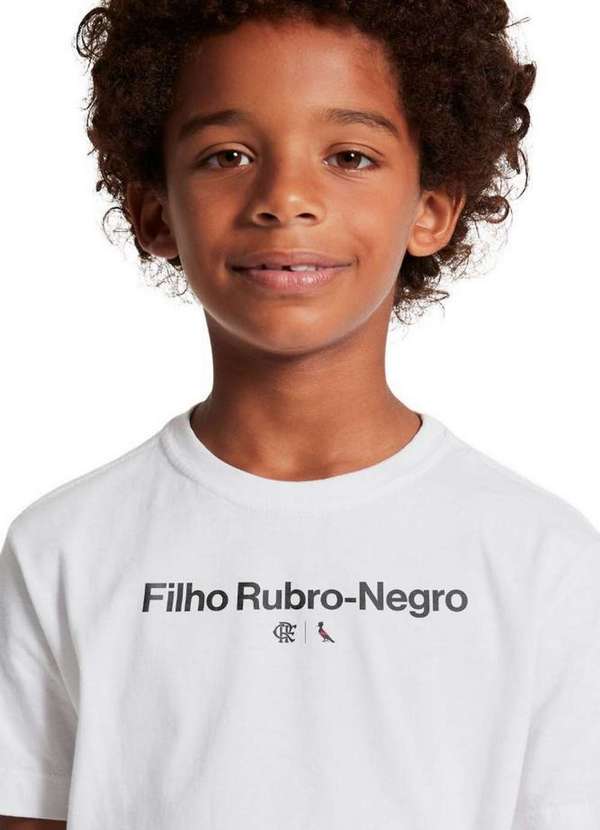 Reserva Mini - Camiseta Filho Rubro Negro Reserva Mini Branco