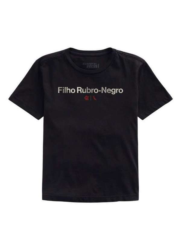 Reserva Mini - Camiseta Filho Rubro Negro Reserva Mini Preto 3