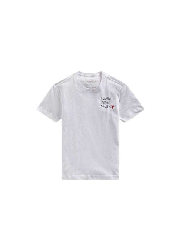 Reserva Mini - Camiseta Mini Bord a Outra Metade Também Reserva Mini Branco