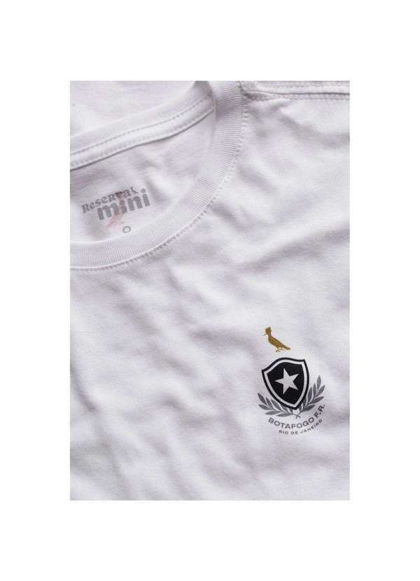 Reserva Mini - Camiseta Mini Botafogo Rio Escudo Reserva Branco 4