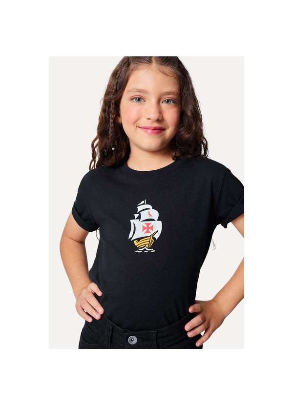 Reserva Mini - Camiseta Mini Estampada Vela Vasco Reserva Mini Preto 3