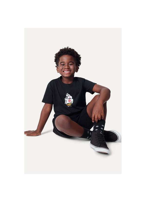 Reserva Mini - Camiseta Mini Estampada Vela Vasco Reserva Mini Preto 6