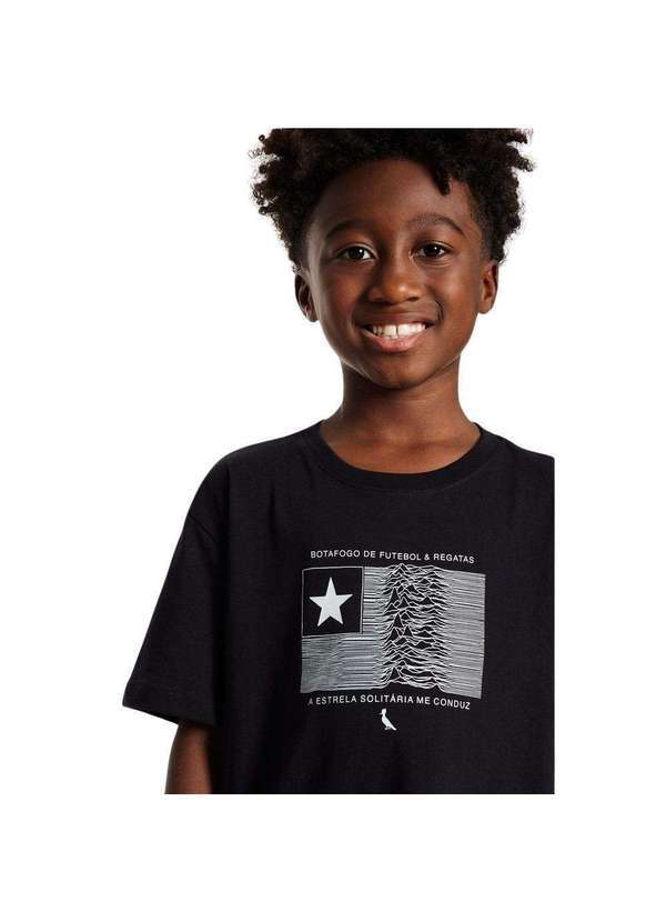 Reserva Mini - Camiseta Mini Estrela Solitária Botafogo Reserva Preto