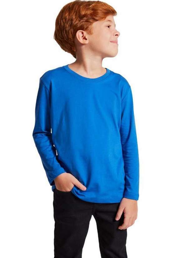 Reserva Mini - Camiseta Ml Tf Pima Cores Reserva Mini Azul Royal