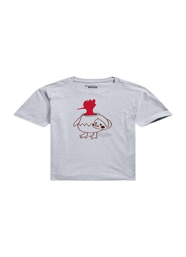 Reserva Mini - Camiseta Pp Fantasia Reserva Mini Cinza