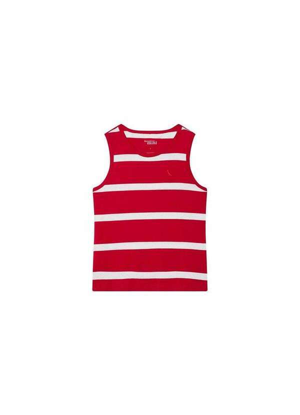 Reserva Mini - Regata Faixa Grossa Pica Pau Reserva Mini Vermelho