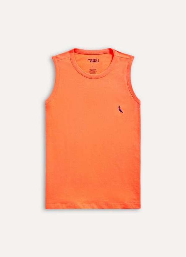 Reserva Mini - Regata Gota Pica Pau Bordado Reserva Mini Laranja 6