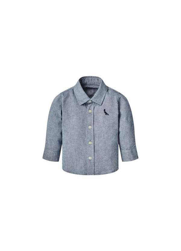 Reserva Mini - Camisa Bb Oxford Reserva Mini Marinho
