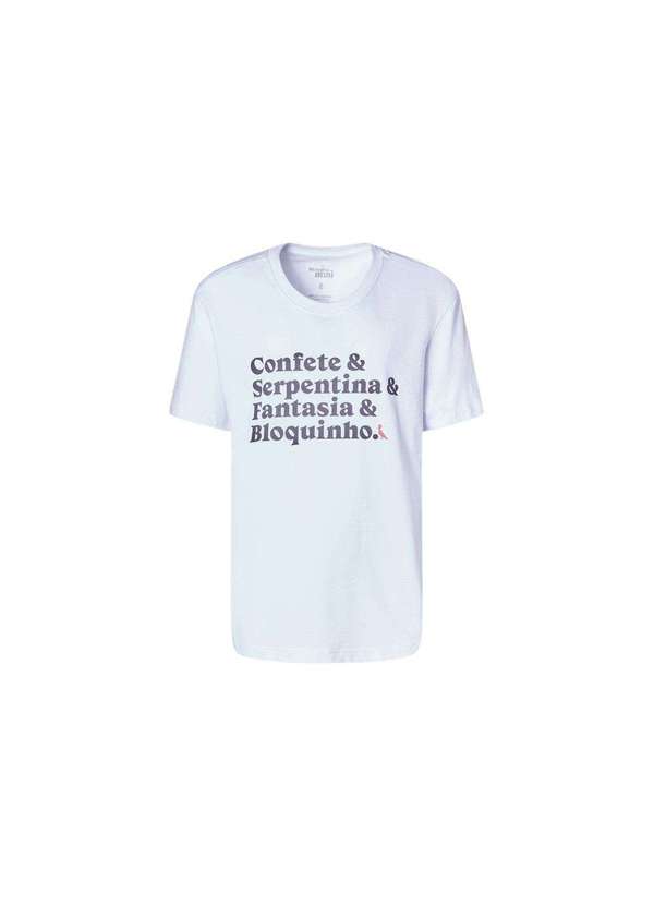 Reserva Mini - Camiseta Est Confete e Serpentina Reserva Mini Branco