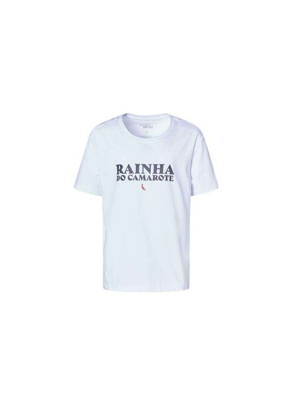 Reserva Mini - Camiseta Estampa Rainha do Camarote Reserva Mini Branco