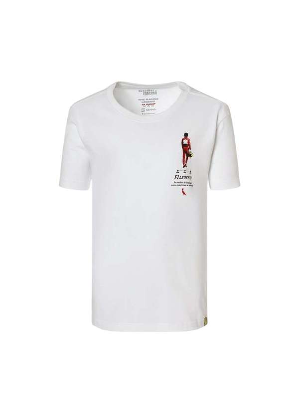Reserva Mini - Camiseta F1 Legend Senna Reserva Mini Branco