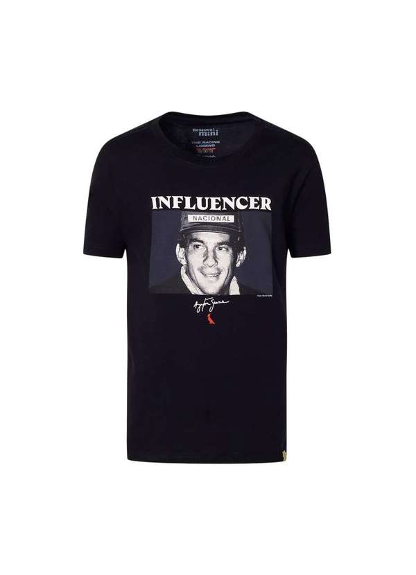 Reserva Mini - Camiseta Influencer Senna Reserva Mini Preto
