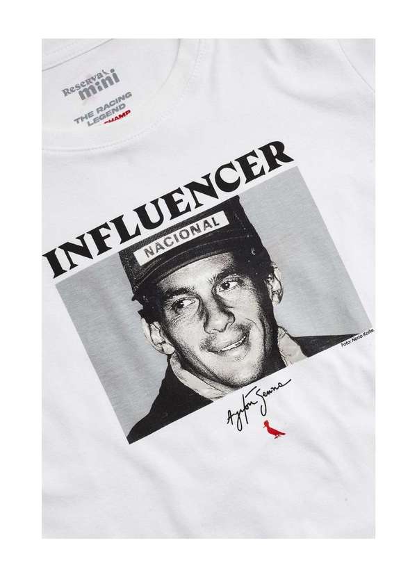 Reserva Mini - Camiseta Influencer Senna Reserva Mini Branco 4