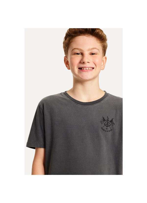 Reserva Mini - Camiseta Mini Estampa Sempre Hei Ser Fla Reserva Sprint Mini Preto