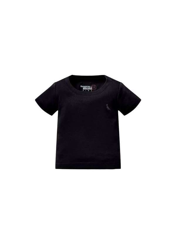 Reserva Mini - Camiseta Pima Manga Curta Bb Melhor do Mundo Reserva Mini Preto
