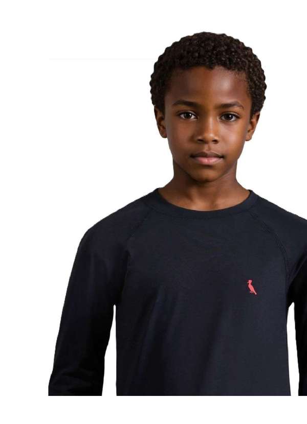 Reserva Mini - Camiseta Uv Manga Longa Lisa Reserva Mini Preto 2