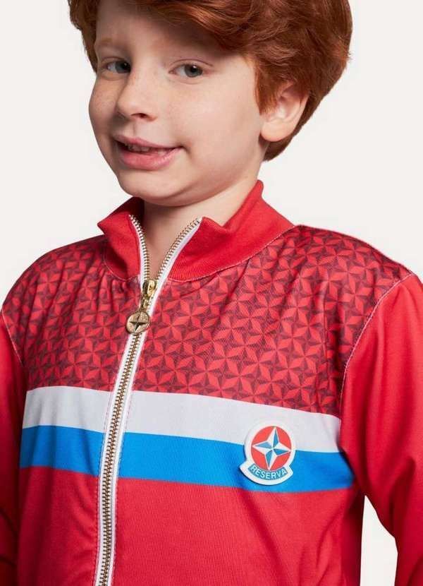 Reserva Mini - Jaqueta Mini Esporte Silk Estrela Vermelho
