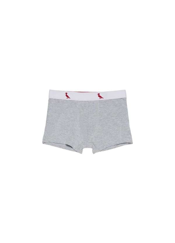 Reserva Mini - Cueca Cont Boxer Algodão Reserva Mini Cinza Mescla