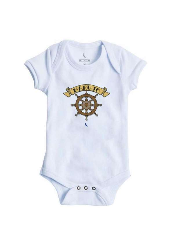 Reserva Mini - Body Bebê Estampa Marujo Reserva Mini Branco