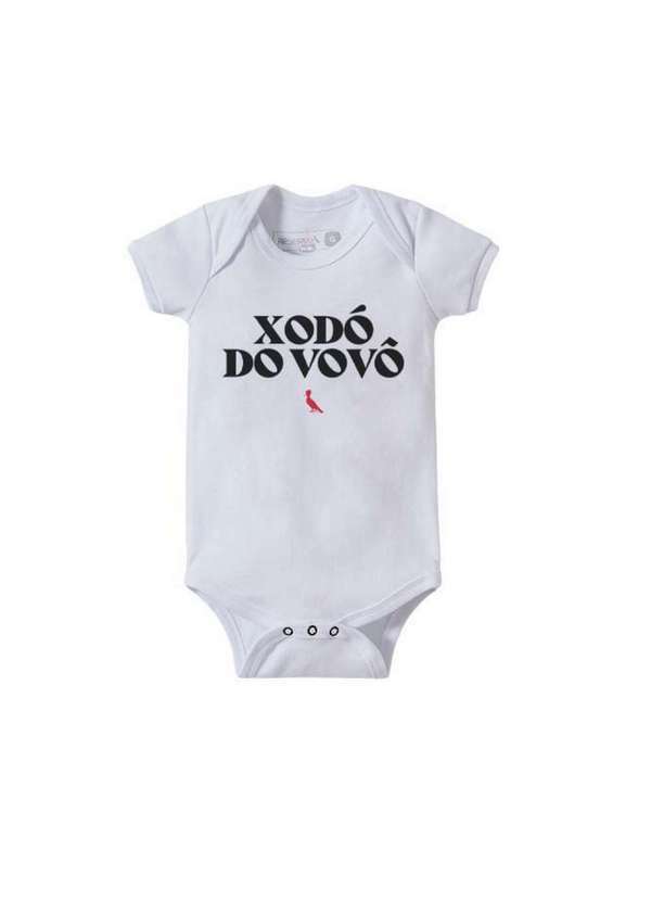 Reserva Mini - Body Estampa Xodó Vovô Reserva Mini Branco