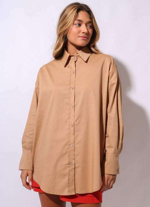Eight Brand - Camisão Eight Brand Vanessa Feminino Camelo