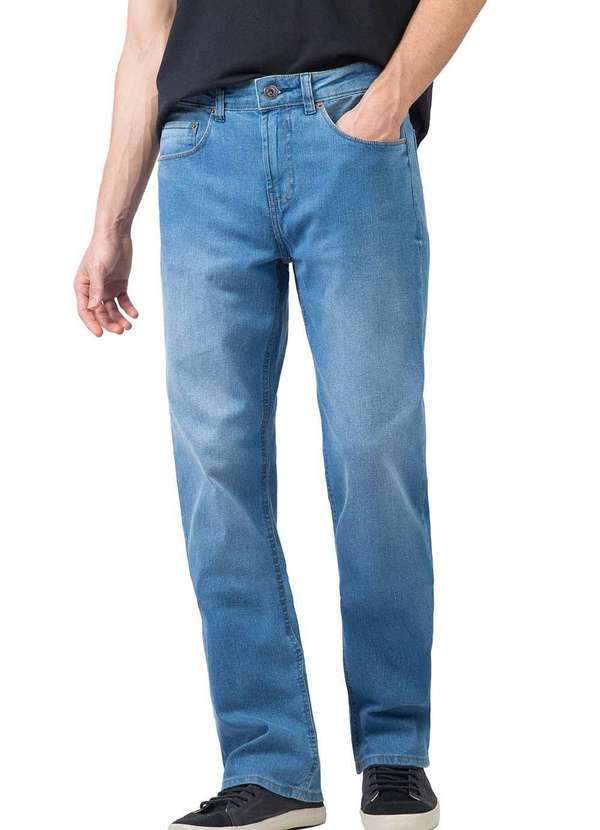 Taco - Calca Jeans Comfort Especial Vintage Destroyer Azul