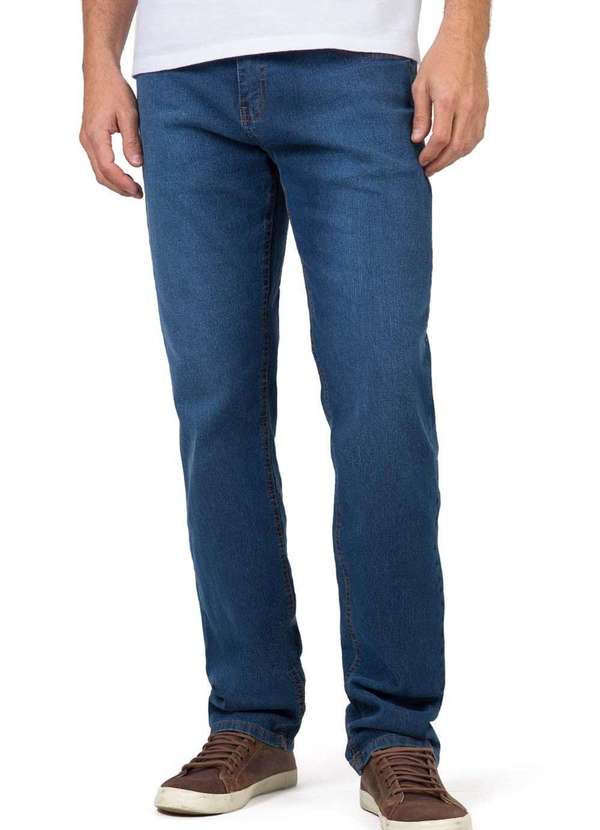 Taco - Calca Jeans Straight Taco 01 Destroyer Azul
