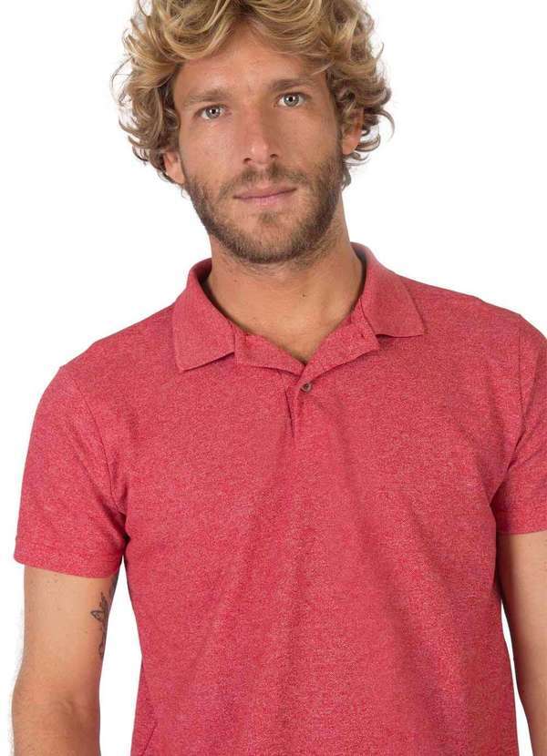 Taco - Polo Basica Piquet Moline Verm Vermelho