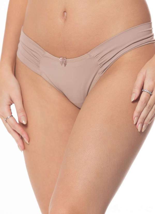 Karicia - Calcinha Karicia Fio Embutido 50111 Bege Bege