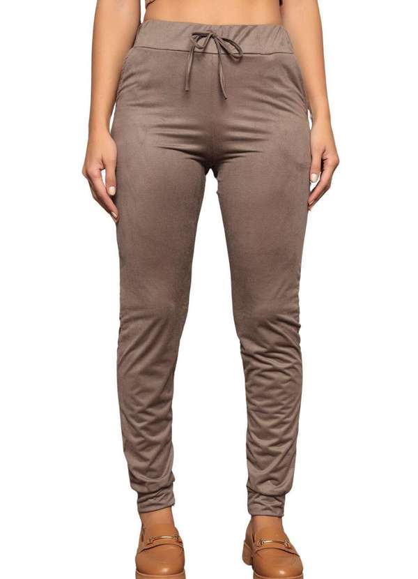 Zipituka - Calca Comfy Feminina Suede 962 Cinza Cinza
