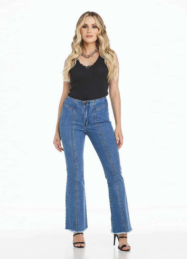 Jeans Feminina CalÃ§a Caccau Jeans Quero Ver CalÃ§a Jeans Feminina