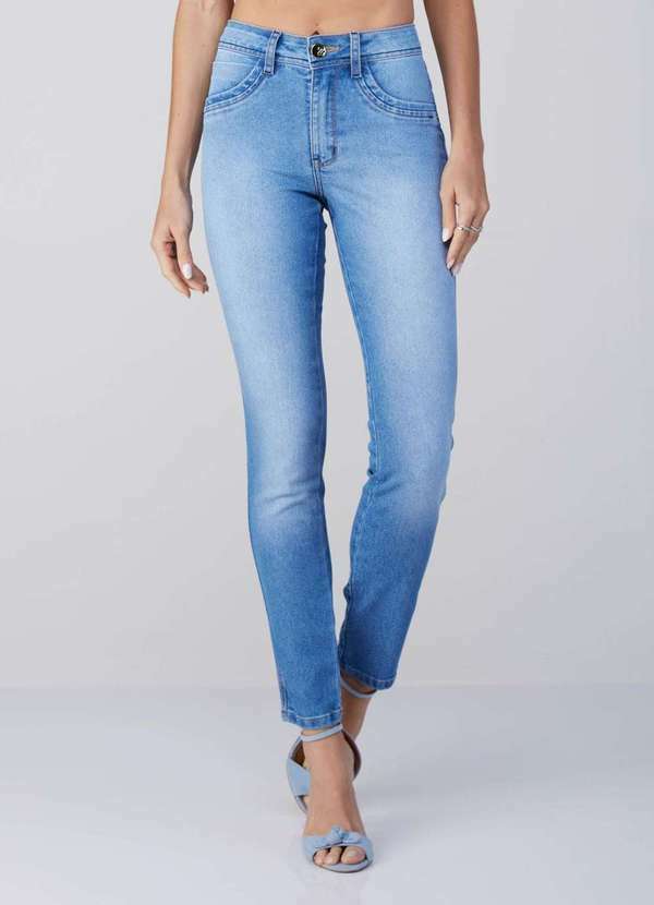 Osmoze - Calca Jeans Osmoze Skinny Delave 6001100167 Azul Azul