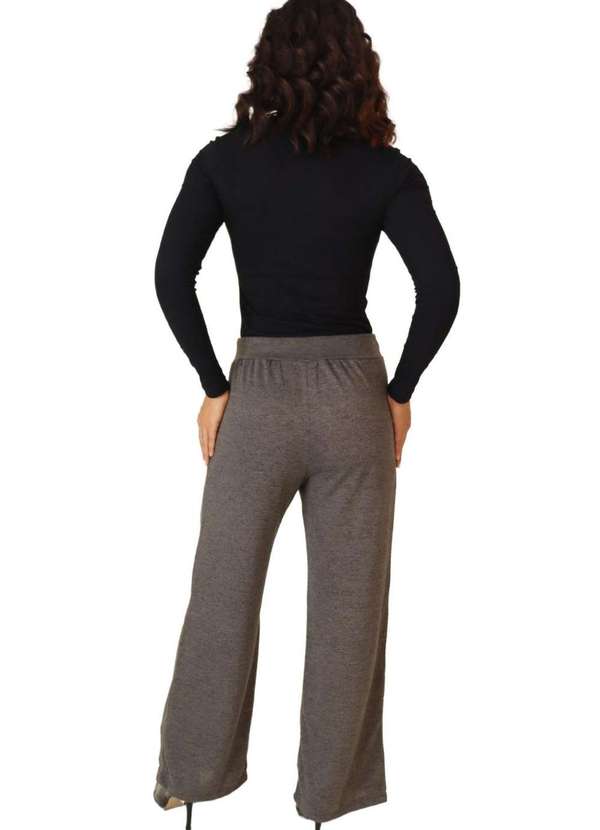 Zipituka - Calca Pantalona Feminina de Lanzinha Cinza Cinza 3