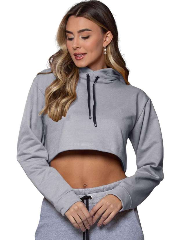 Moletom Nike Nike Sportswear Reversible Fleece Cropped Sweatshirt