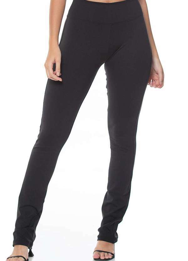 Via Sucesso - Calca Basica com Bolso Via Sucesso 2127 Preto Preto