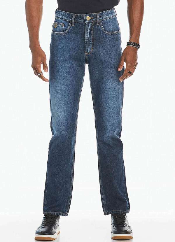 Osmoze - Calca Jeans Masculina Reta Osmoze 5001100104 Azul Azul