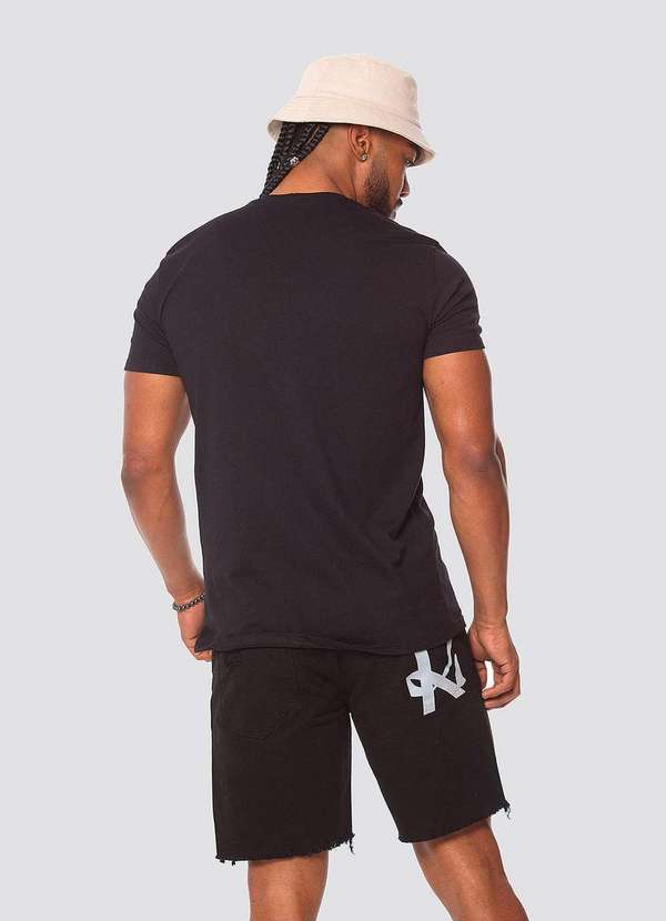 Osmoze - Camiseta Osmoze Basicz 110112871 Preto Preto 2