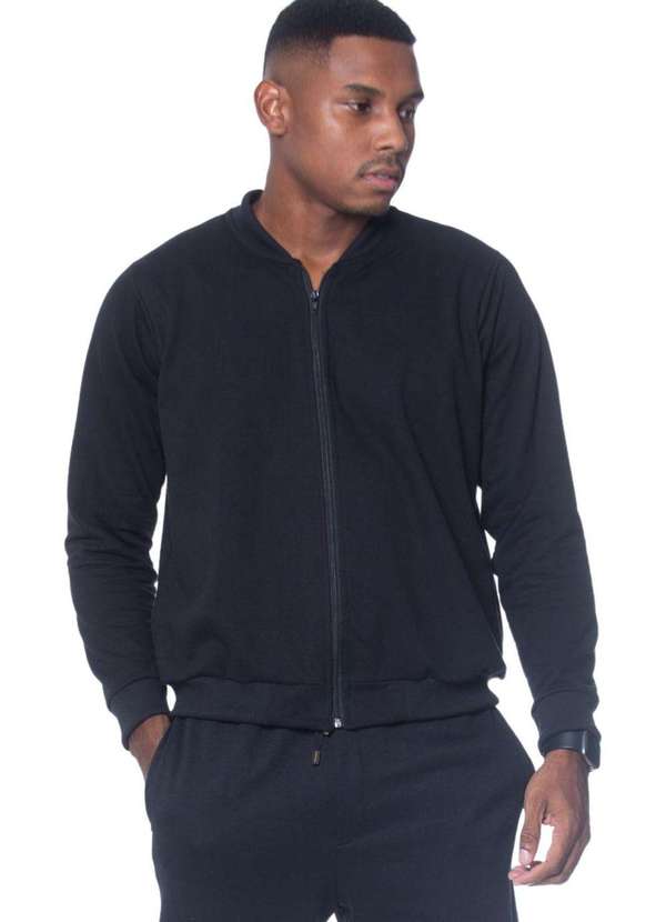 Moletom Jaqueta Masculino Preto Hering Jaqueta Masculina Moletom Preto