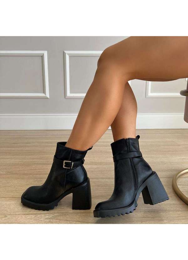 Damannu Shoes - Bota Belly Preto Preto