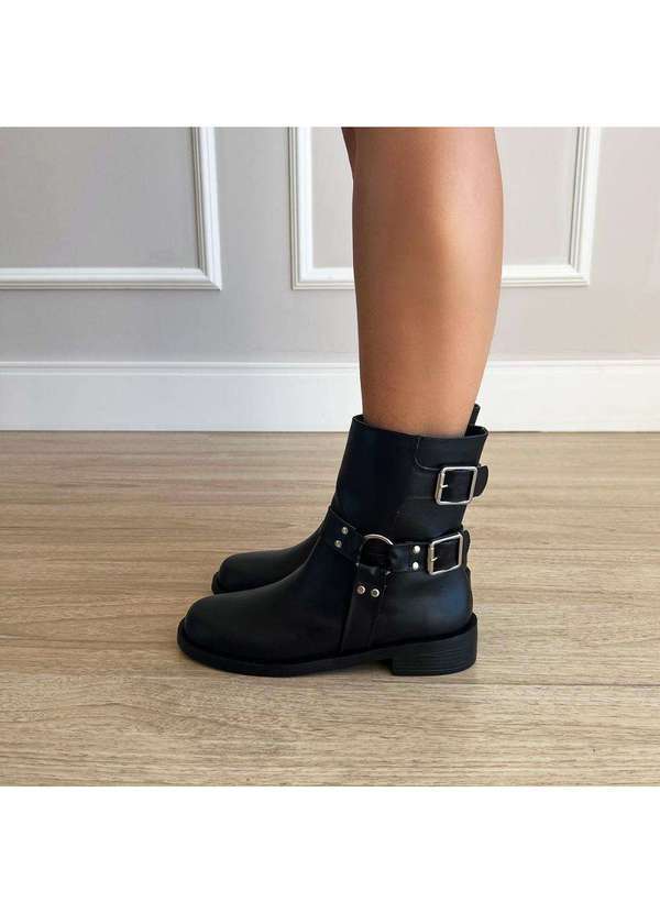 Damannu Shoes - Bota Biker Dorothy Preto Preto 7