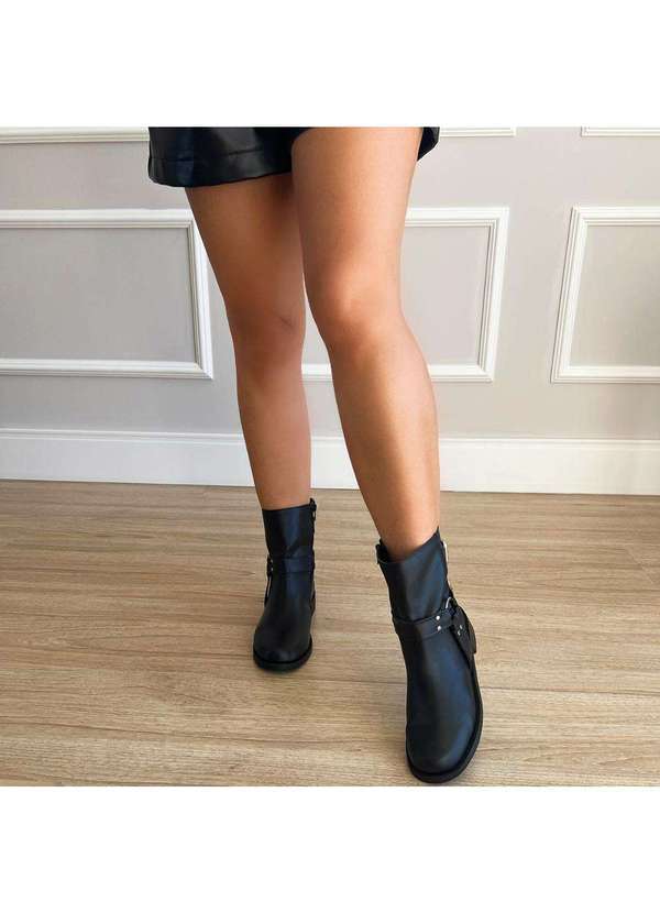 Damannu Shoes - Bota Biker Dorothy Preto Preto 8