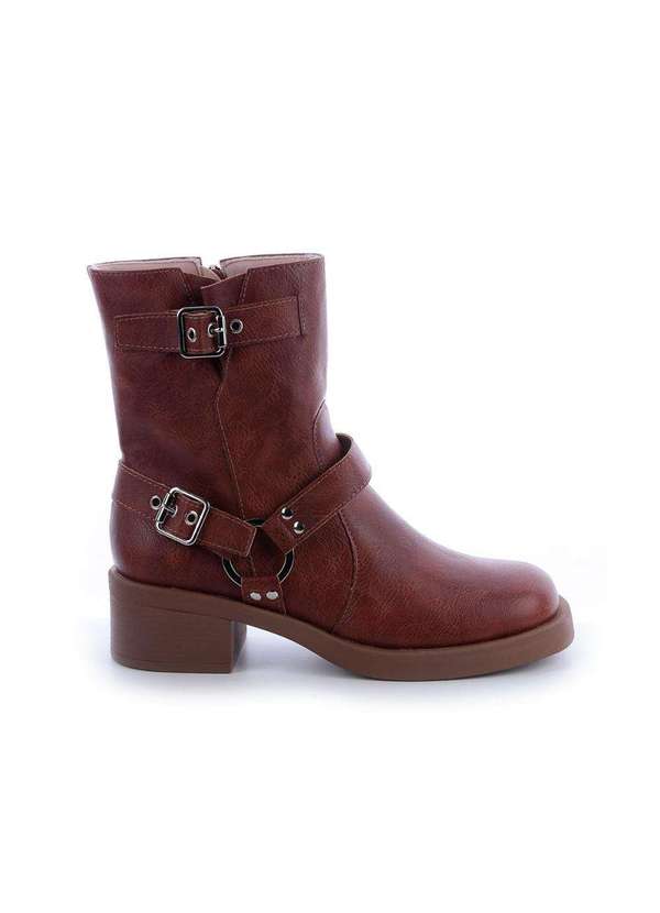 Damannu Shoes - Bota Biker Jennifer Caramelo Caramelo 2