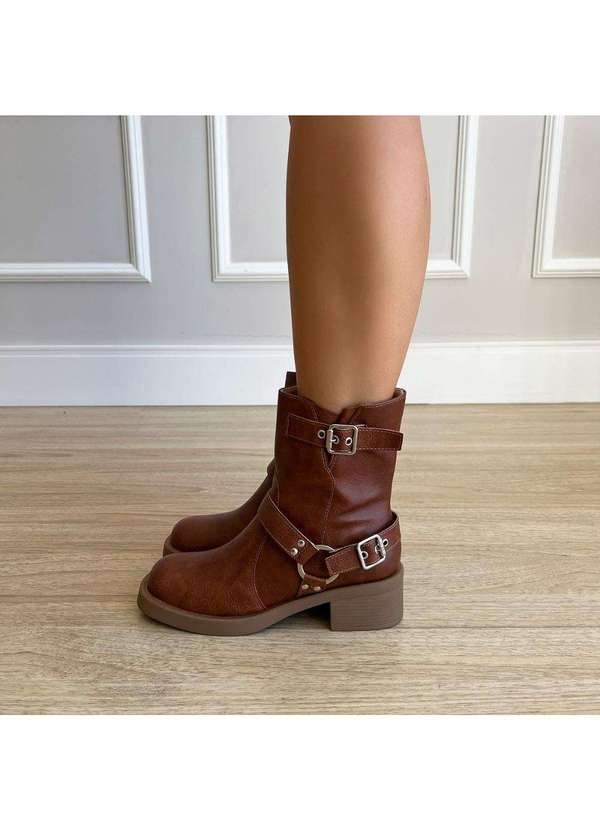 Damannu Shoes - Bota Biker Jennifer Caramelo Caramelo 7