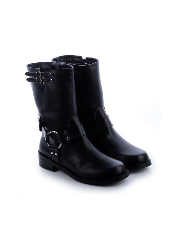 Damannu Shoes - Bota Biker Yanka Preto Preto 4