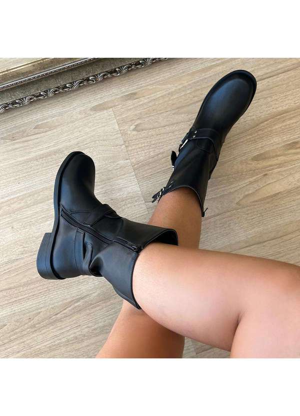 Damannu Shoes - Bota Biker Yanka Preto Preto 5