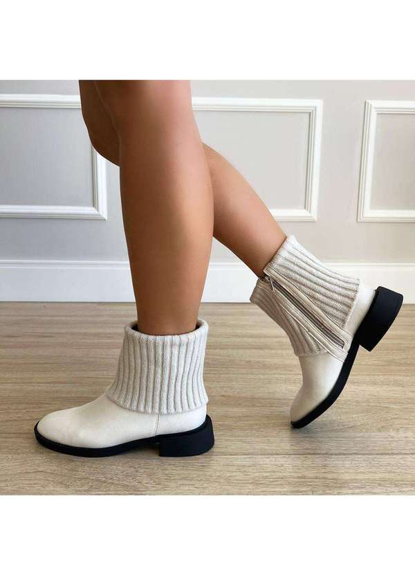 Damannu Shoes - Bota Capa Luani Off White Off White