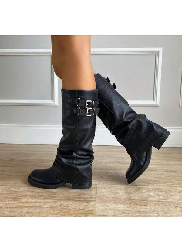 Damannu Shoes - Bota Capa Mileny Preto Preto 4