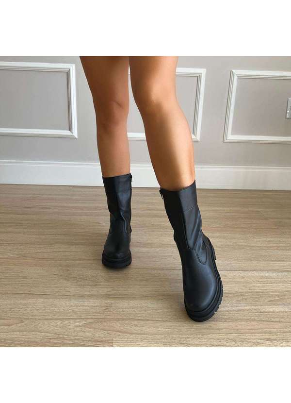 Damannu Shoes - Bota Coturno Riley Preto Preto 4