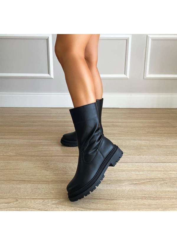 Damannu Shoes - Bota Coturno Riley Preto Preto 7